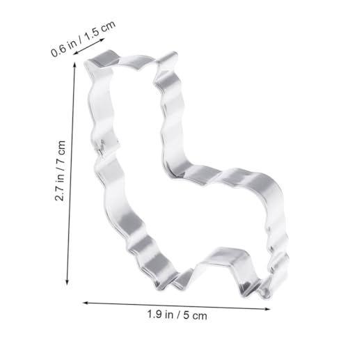 COLLBATH Emporte-pièces en Forme d'Alpaga en Acier Inoxydable Pour Décorations de Bonbons Lot de 8 Fonctions Convient au