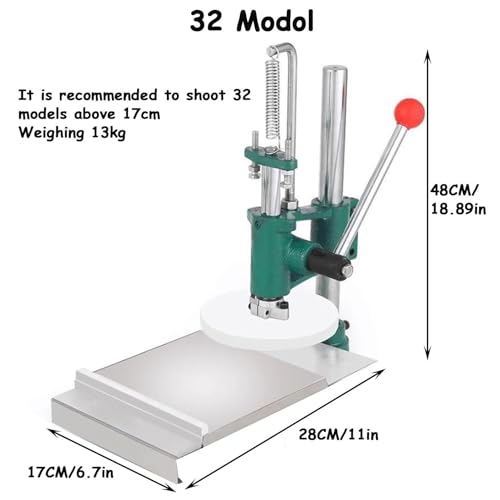 Rouleau à pâte Machine à pâtes En acier inoxydable Extension de poignée Contrôle stable 22 cm