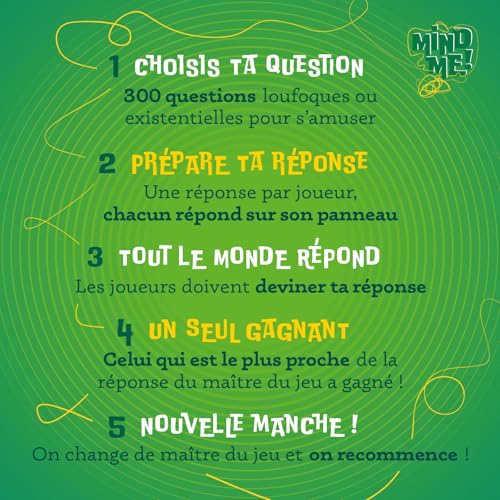 Jeu de société MINDME! – Ambiance et fun pour toute la famille dès 10 ans